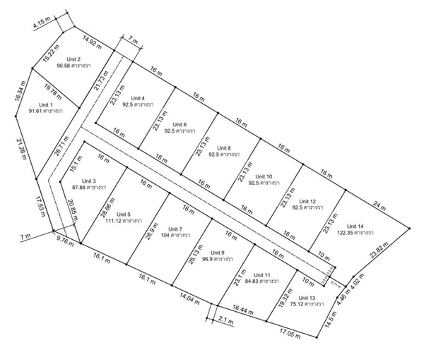 แบ่งขายที่ดิน 14 แปลง ขนาด 75-122 ตารางวา ตั้งอยู่ที่ ตำบลแม่ปูคา อำเภอสันกำแพง จังหวัดเชียงใหม่ (เจ้าของขายเอง) โทร 0806169615